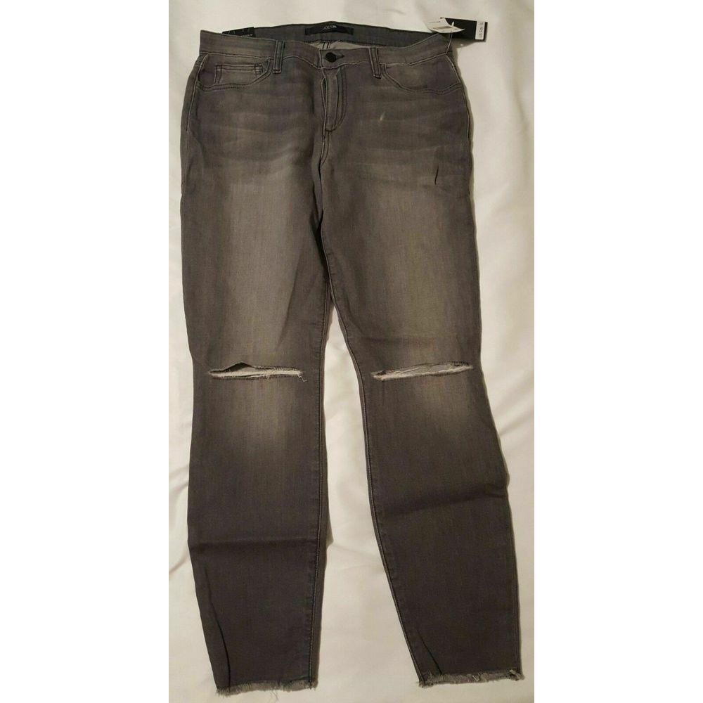 Joe's Jeans Womens 30 Soft Skinny Ankle Jeans Gray